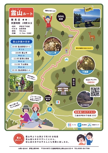 山歩きマップ_霊山ルート