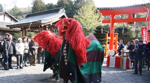 敢国神社 初舞祭り